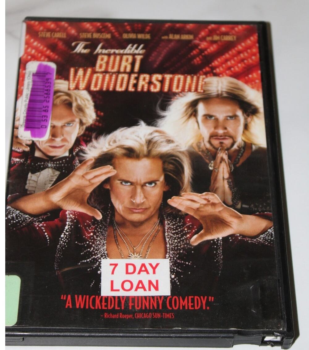 The Incredible Burt Wonderstone DVDs